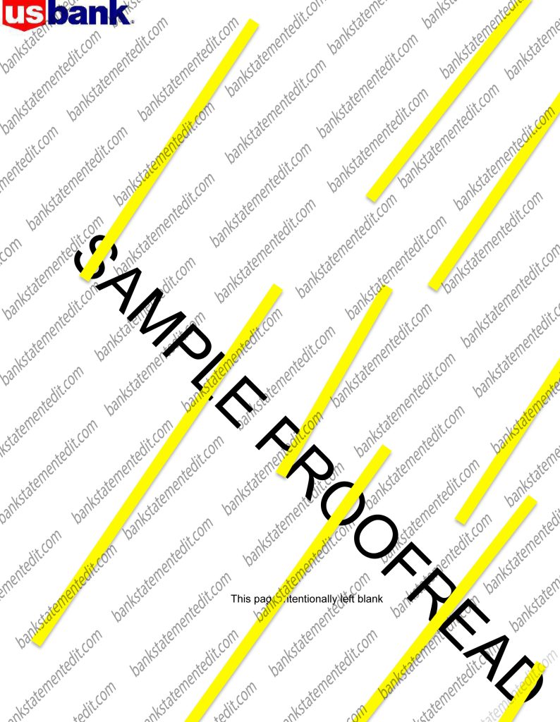 US BANK SAMPLE 4